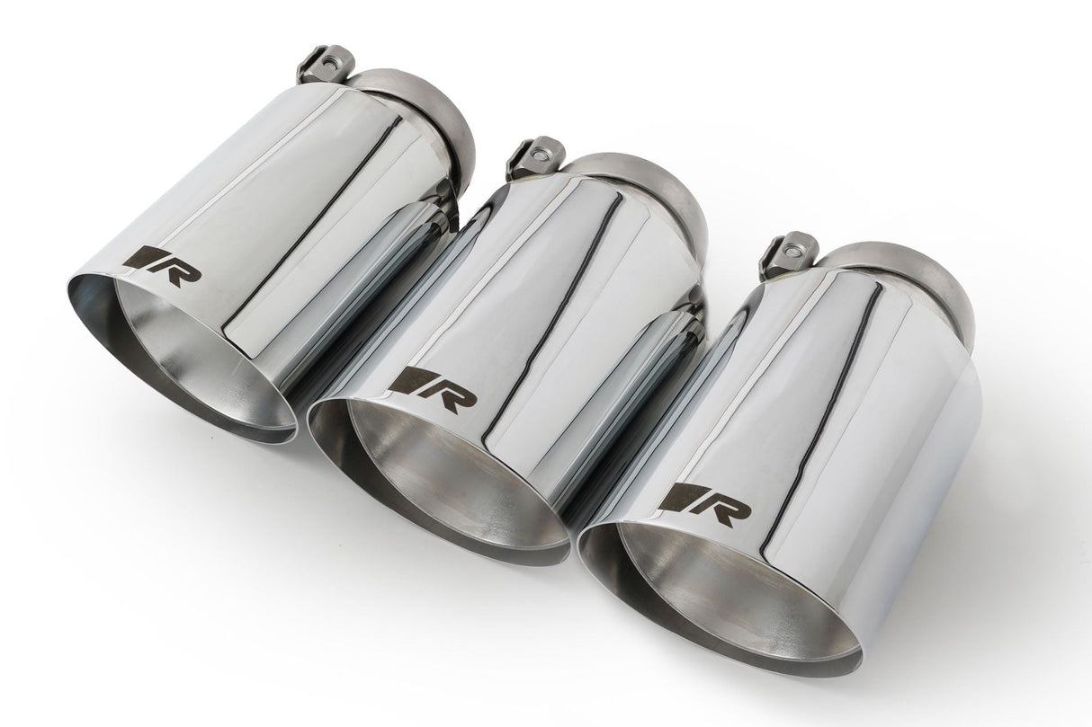 Remus 2023+ Honda Civic Type-R FL5 102mm angled chrome tail pipe single stainless steel