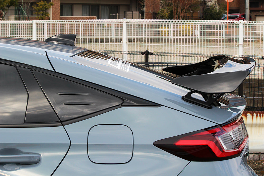 パーツ CIVIC FL5 Vortex Generator Window Panel M&M Honda Vortex Generator Window Panel for Honda Civic Type