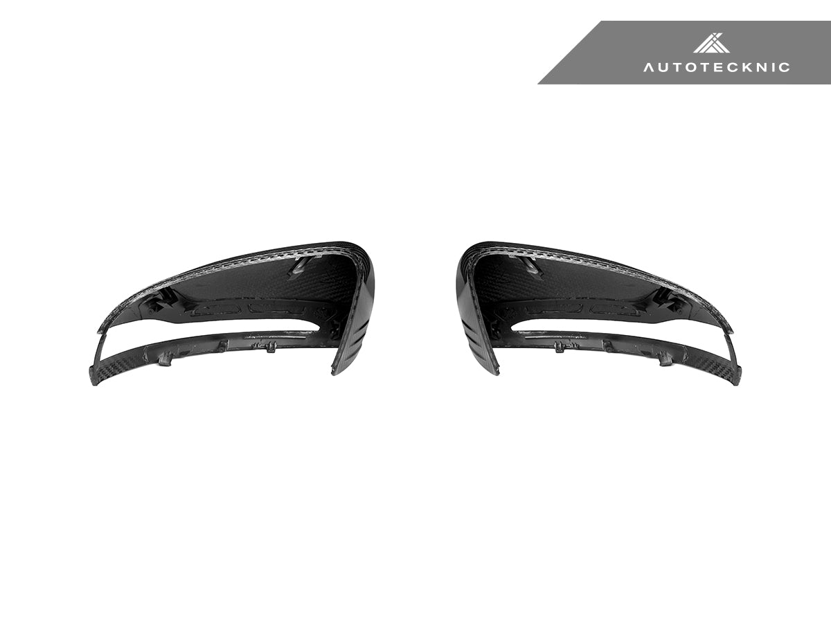 AutoTecknic Replacement Version II Dry Carbon Mirror Covers - Mercedes-Benz W238 E-Class Coupe
