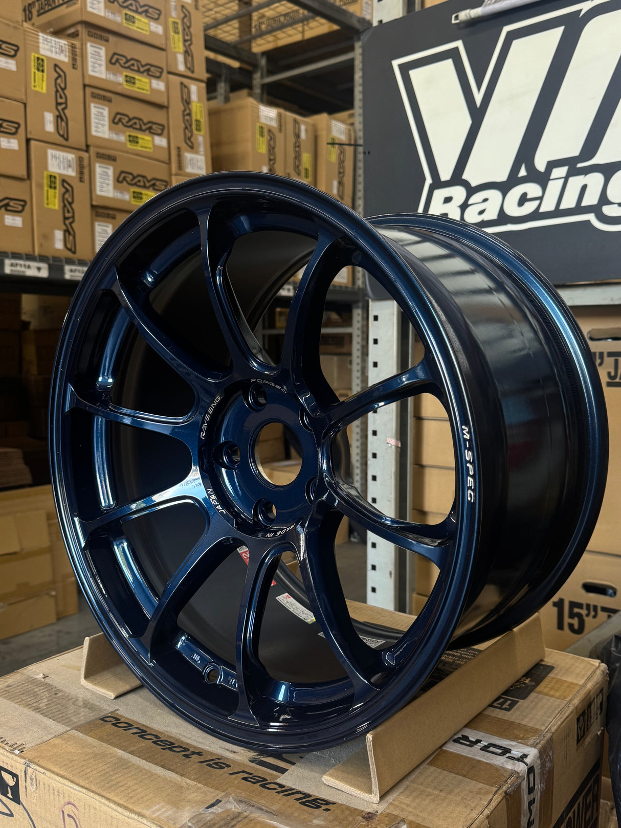 Volk Racing ZE40 M-SPEC 18x10.0 5x120 / Offset: 40 (Face 3) / Mag Blue (BL) (Set of 4) *LMTLS Spec*