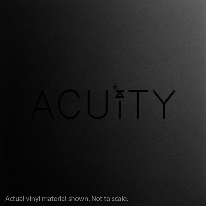 ACUiTY Matte Black Windshield Banner
