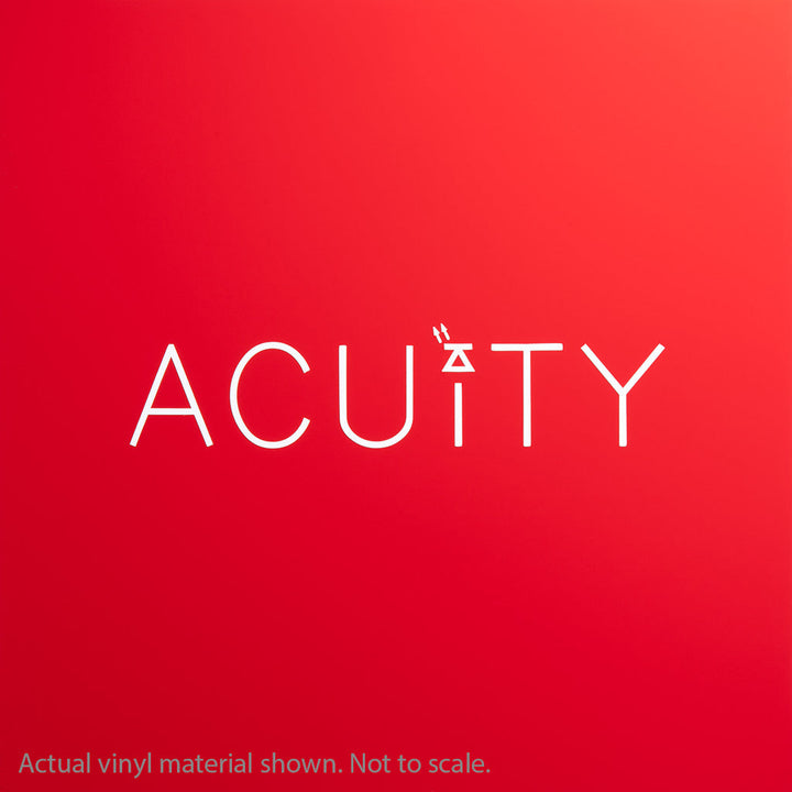 ACUiTY Matte Red Windshield Banner