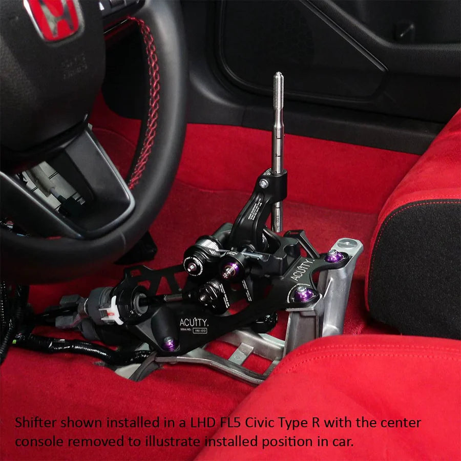 ACUITY 4-Way Adjustable Performance Shifter for the LHD 11th Gen Civic and 5th Gen Integra