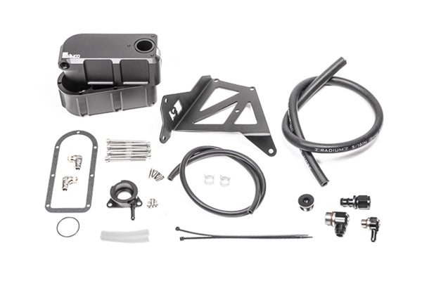 Radium Coolant Tank Kit with billet aluminum tank and mounting bracket for 2017+ Civic Type-R FK8/FL5 Integra Type-S DE5