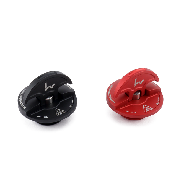 Hybrid Racing V2 Slim Oil Cap in Dust Red for Honda and Acura engines