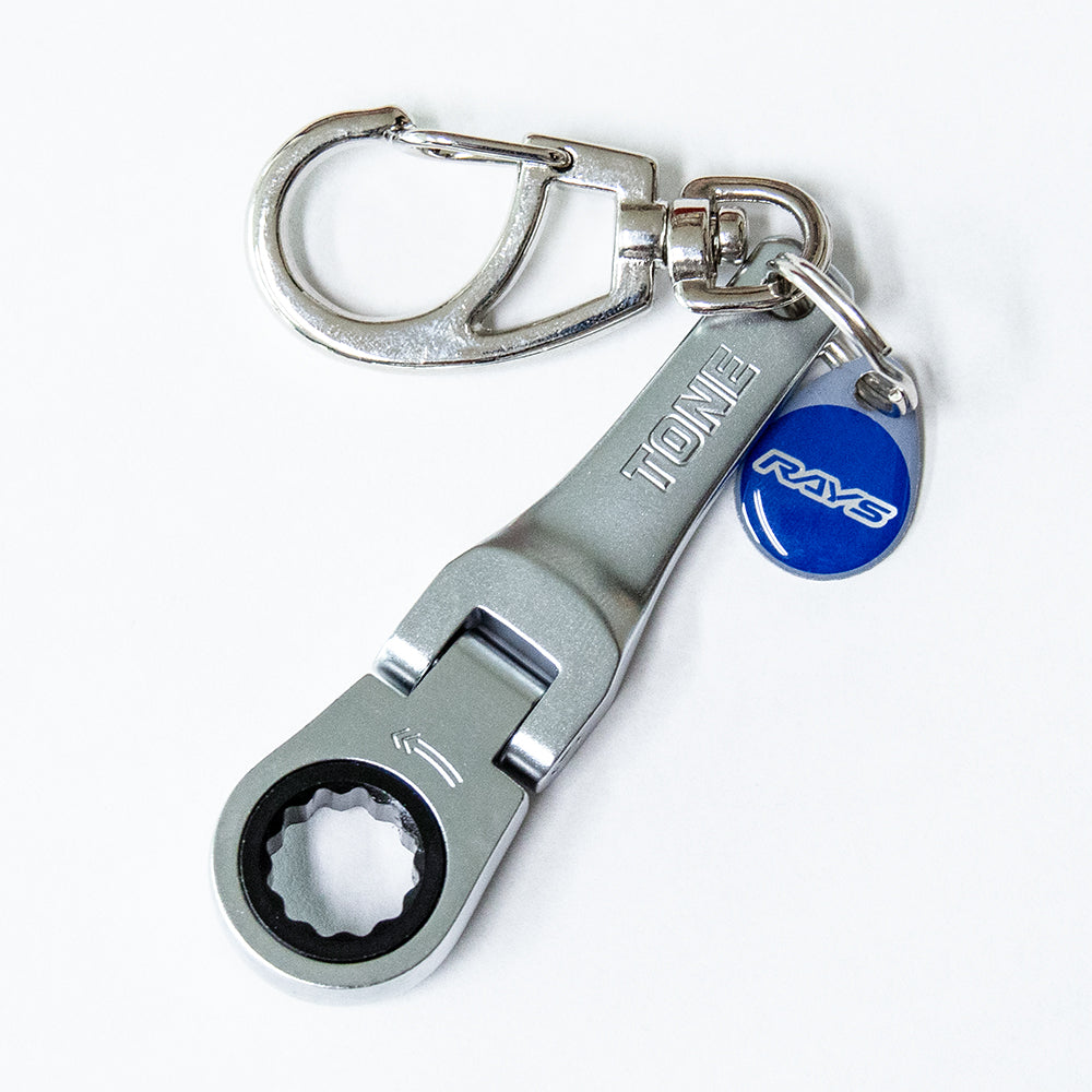 RAYS Official Tone Ratchet Key Chain