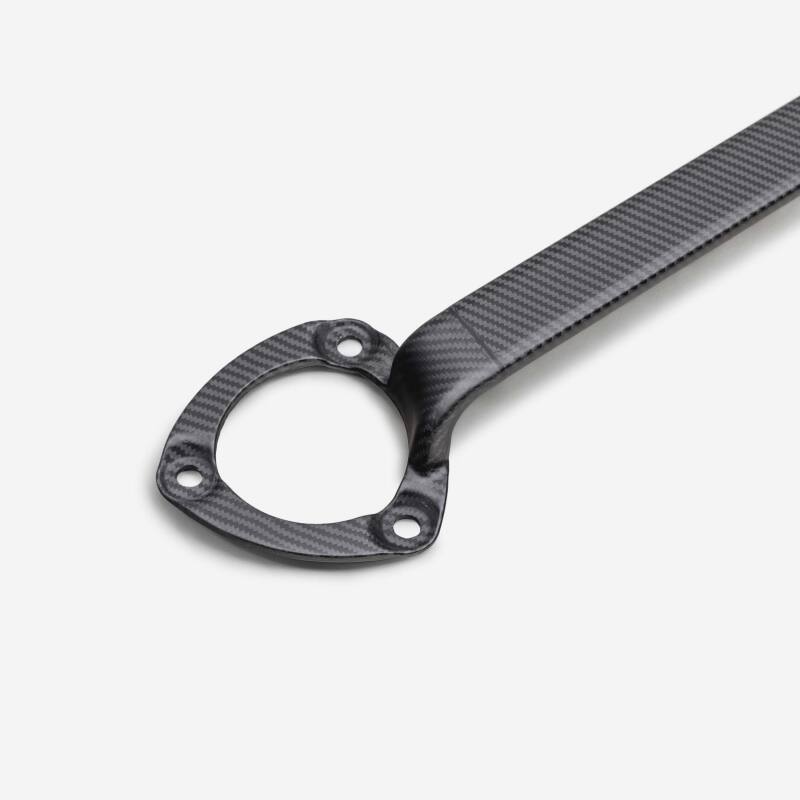 Seibon Carbon Fiber front strut brace installed in 2023 Honda Civic Type-R FL5 engine bay