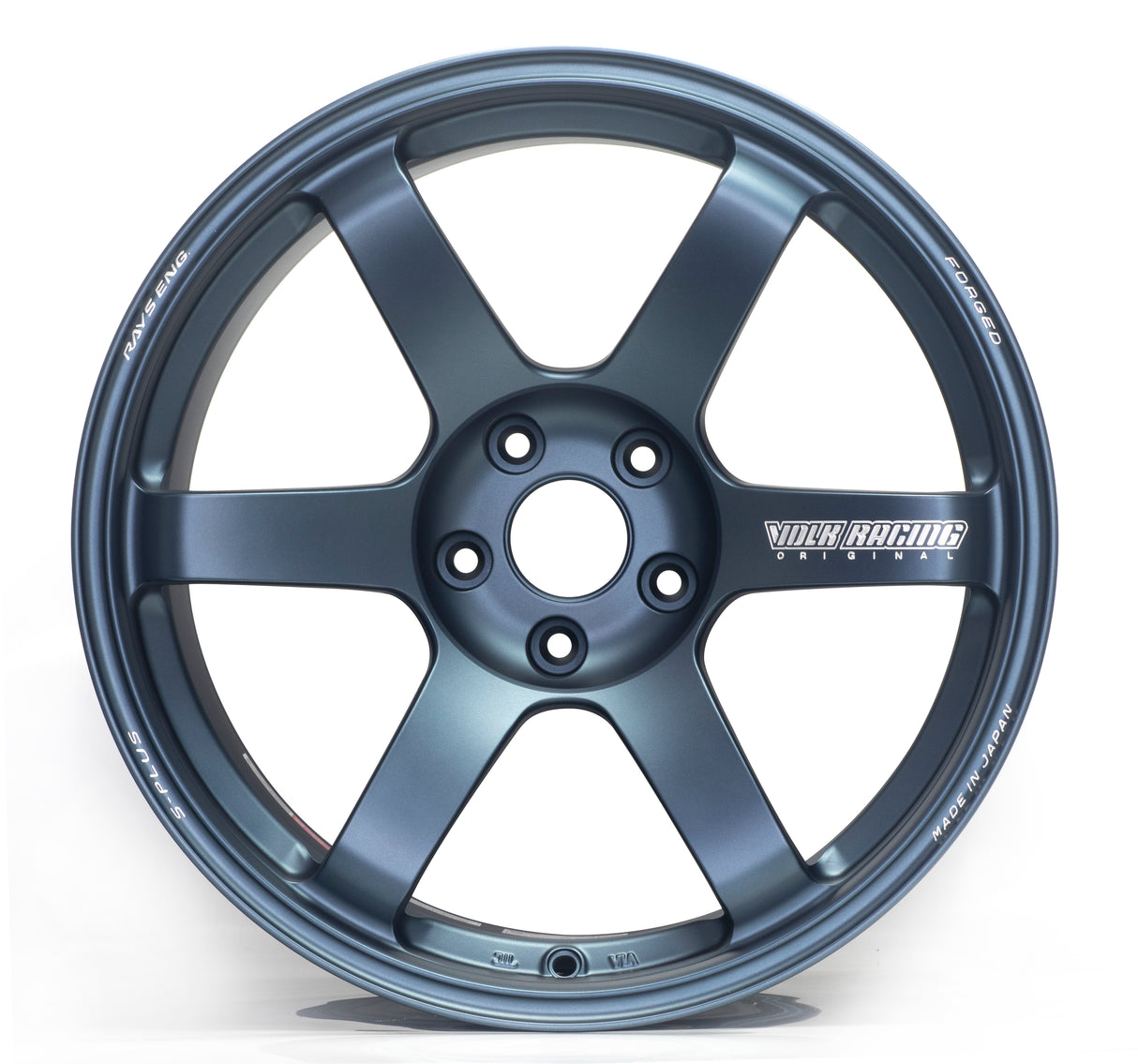 Volk Racing TE37 SAGA S-Plus Wheels 19x10.0 5x120 / Offset: +37 (Face 3) / Matte Blue Gunmetal (GB) *Set of 4*