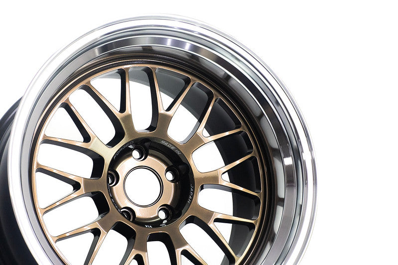 Volk Racing 21A Spec-SR 19x9.5 5x120 / Offset: +45 (M Rim / Face 1) / Shining Bronze Metal / DC Lip *Set of 4*