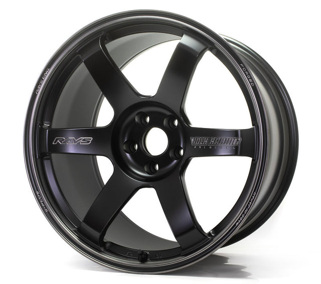 Volk Racing TE37 SAGA S Plus (Black Shadow LTD) 19x9.5 5x120 / Offset +45 (Face 2) / Matte Translucent Black (PH) (Set of 4)