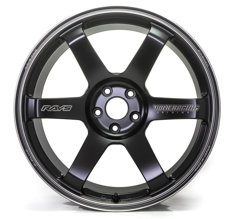 Volk Racing TE37 SAGA S Plus (Black Shadow LTD) 18x10.0 5x120 / Offset +40 (Face 4) *Set of 4*