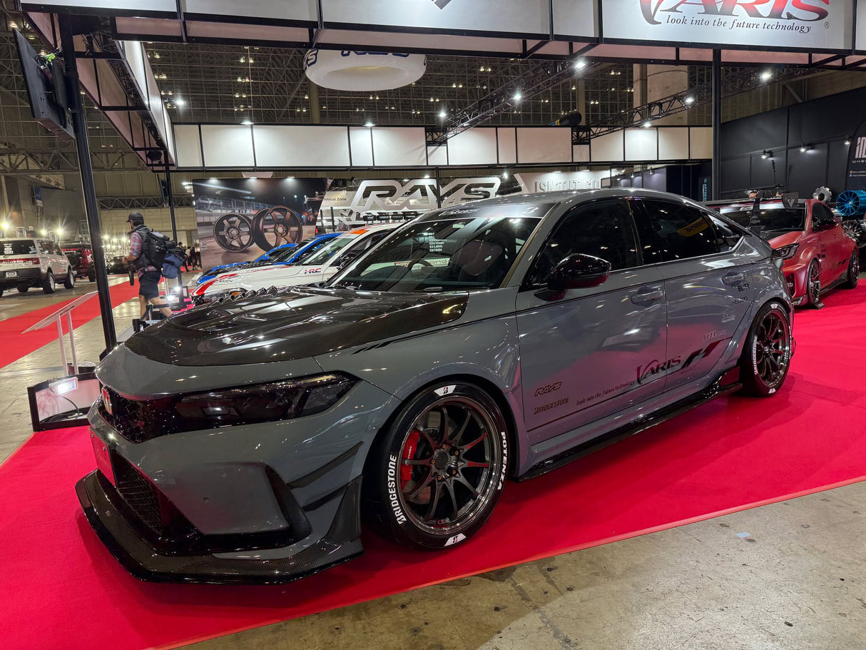 Varis ARISING-I Evo II Carbon+ Side Underboards for 2023+ Honda Civic Type R FL5
