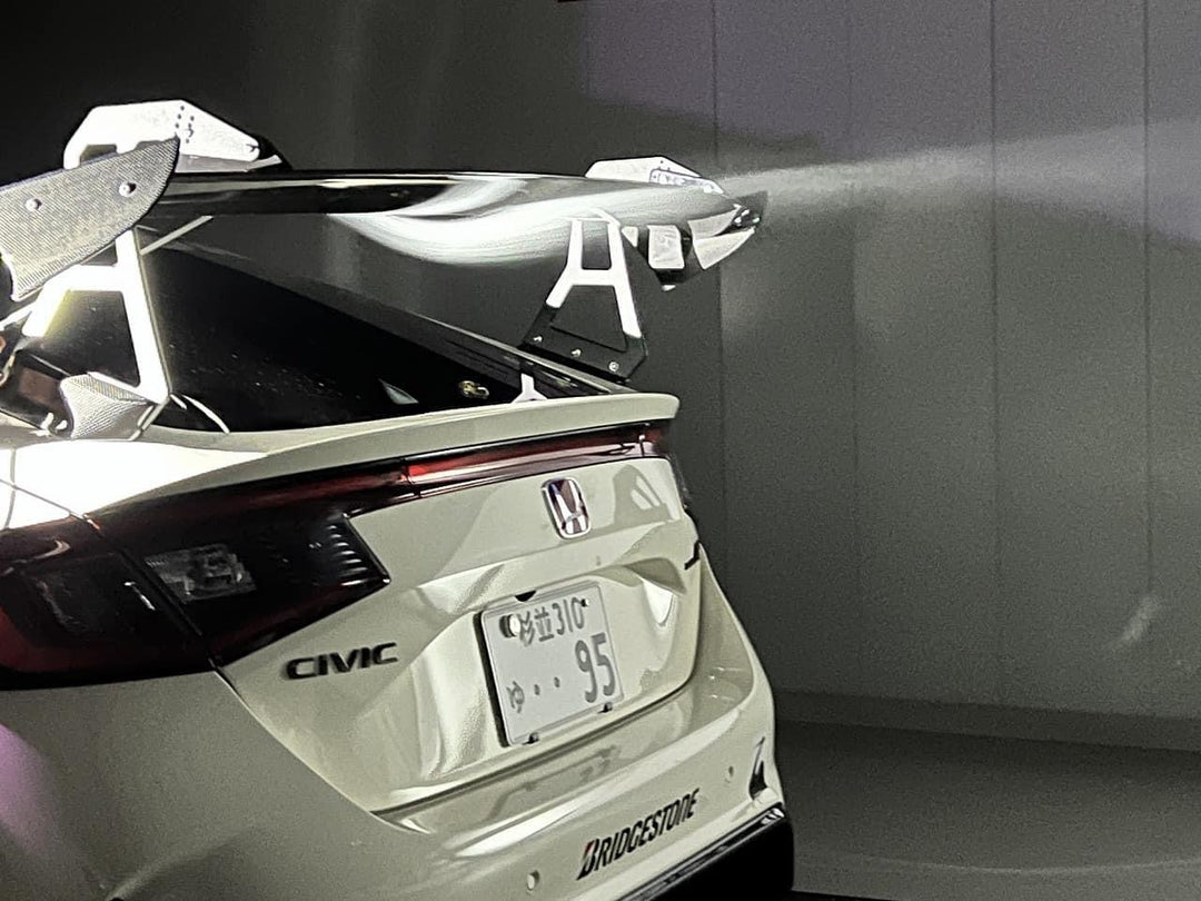 Aerodynamics is one of the most important themes in today’s tuning.A car already armed with exceptional performance, we set our goal in developing a rear wing the CGT WingSpoon Sports