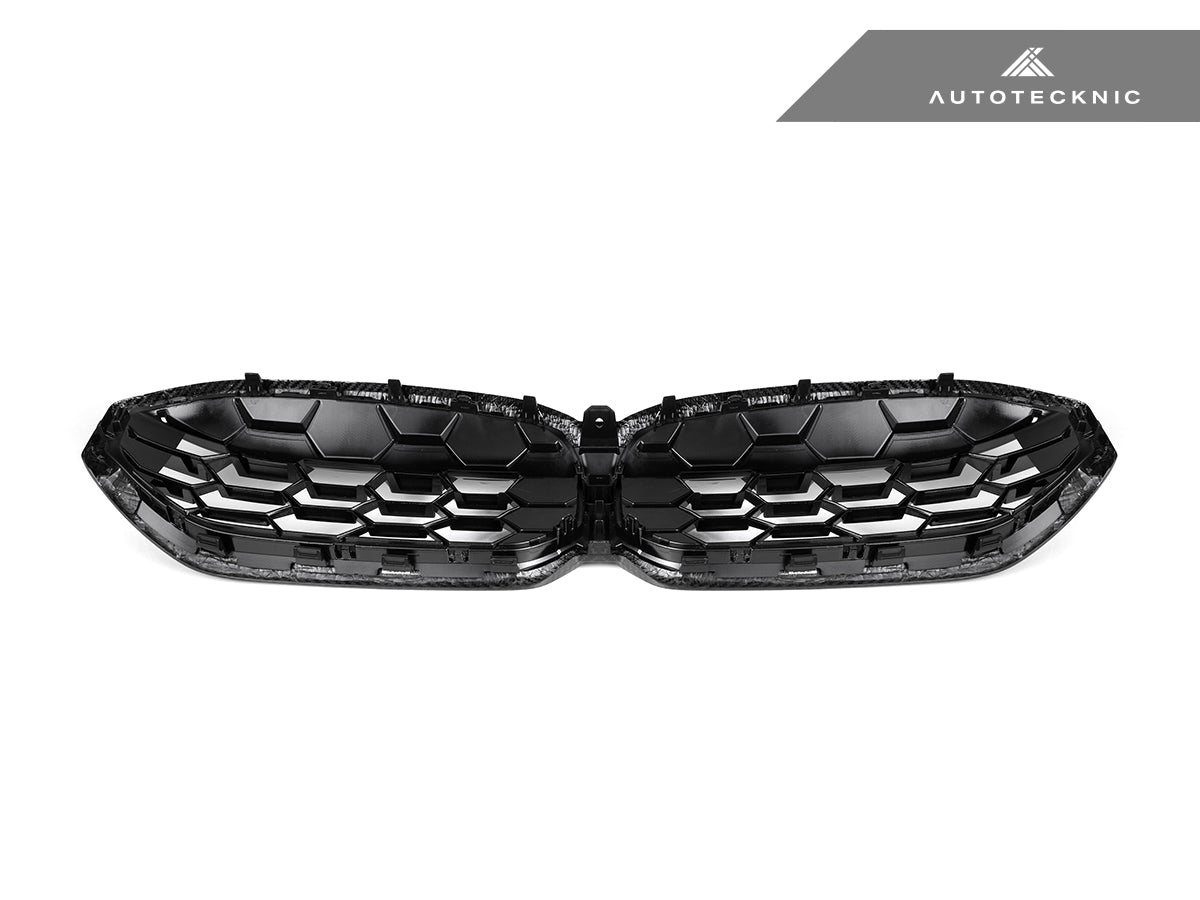 AutoTecknic Dry Carbon Fiber Honeycomb Front Grille - G20 3-Series LCI