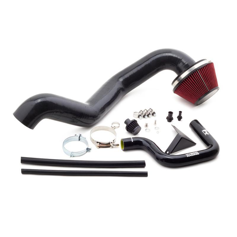Hybrid Racing Cold Air Intake System for 02-06 RSX and 01-05 Civic Si with high-flow air filter and 3-inch design