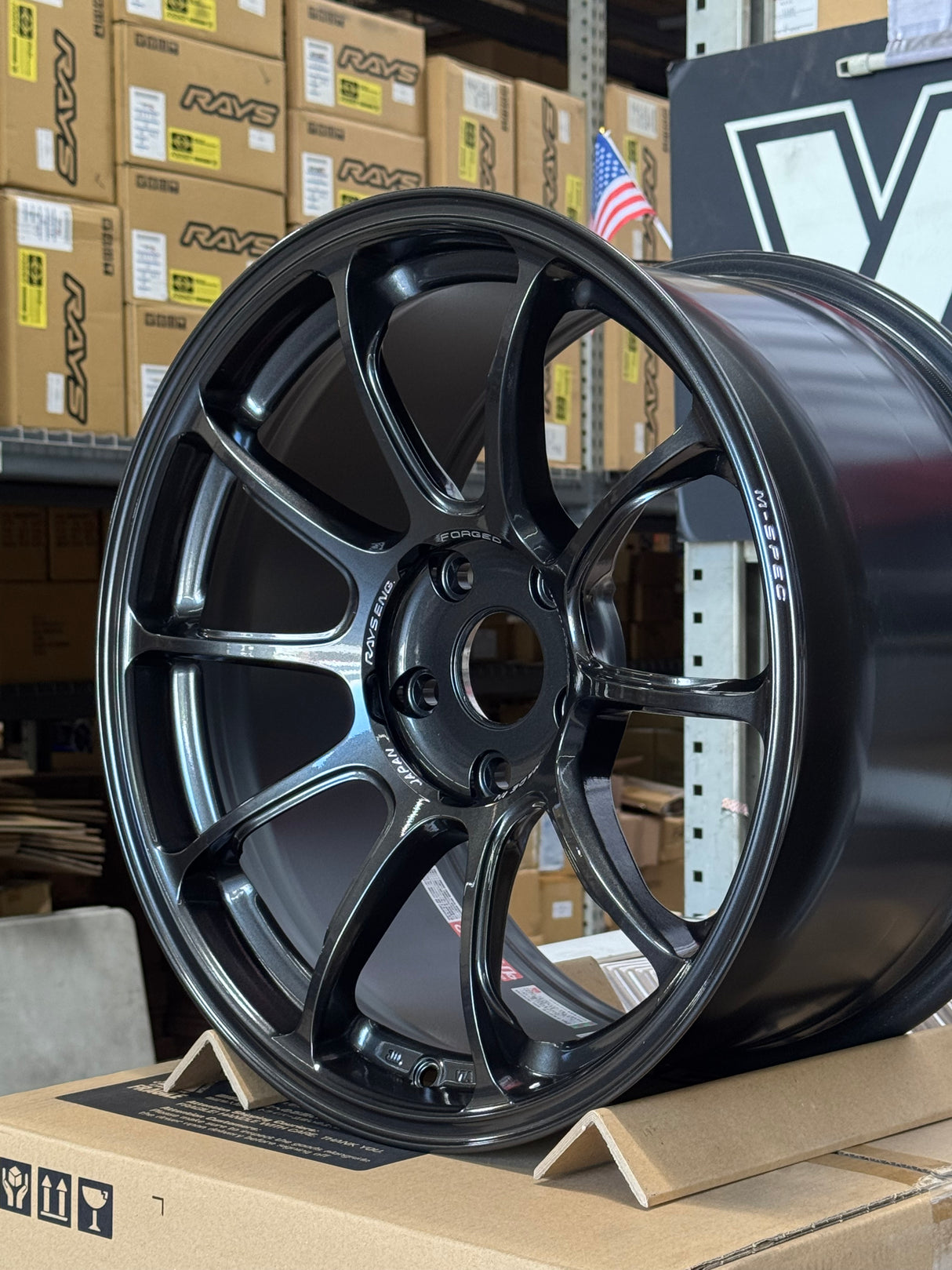 Volk Racing ZE40 M-SPEC 18x10.0 5x120 / Offset: 40 (Face 3) / Diamond Dark Gunmetal (MM) (Set of 4) *LMTLS Spec*