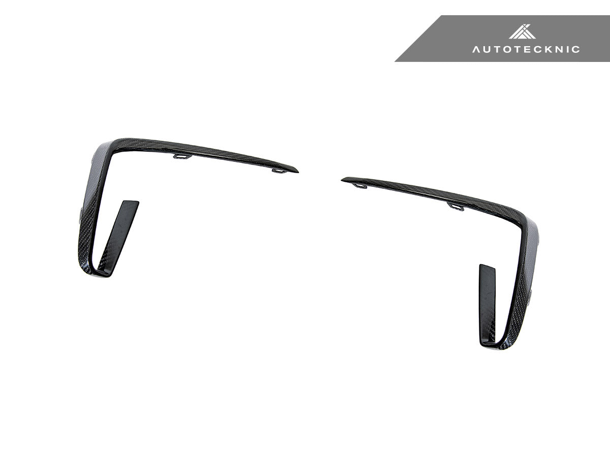 AutoTecknic Carbon Fiber Front Bumper Trim Set - BMW G01 X3 | G02 X4 M40I Pre-LCI