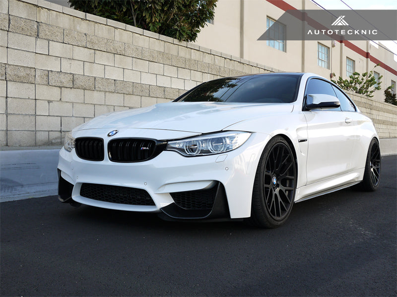 AutoTecknic Dry Carbon Fiber Performante Aero Splitters - BMW F80 M3 | F82 M4