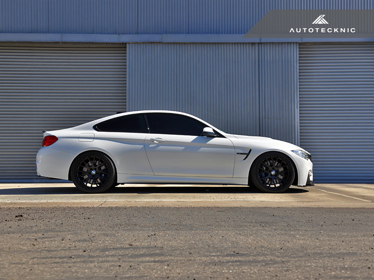 AutoTecknic Replacement Glazing Black Fender Trims - BMW F80 M3 | F82/ F83 M4