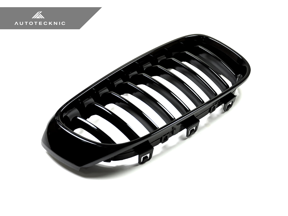 AutoTecknic Glazing Black Front Grille Set - F34 3-Series Gran Turismo