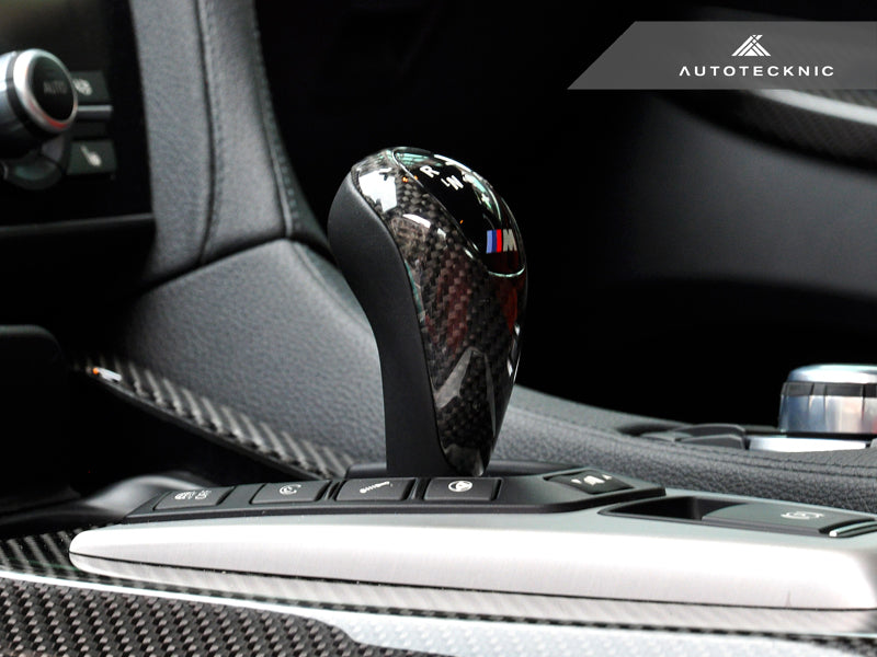 AutoTecknic Carbon Fiber Gear Selector Cover - BMW F87 M2 | M2 Competition