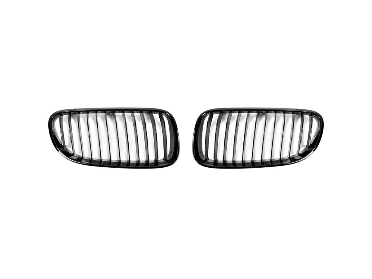 AutoTecknic Stealth Black Front Grille Set - BMW E92 Coupe | E93 Cabrio | 3-Series LCI