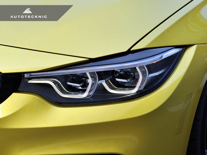 AutoTecknic Carbon Fiber Headlight Trim Set - BMW F32/ F36 4-Series