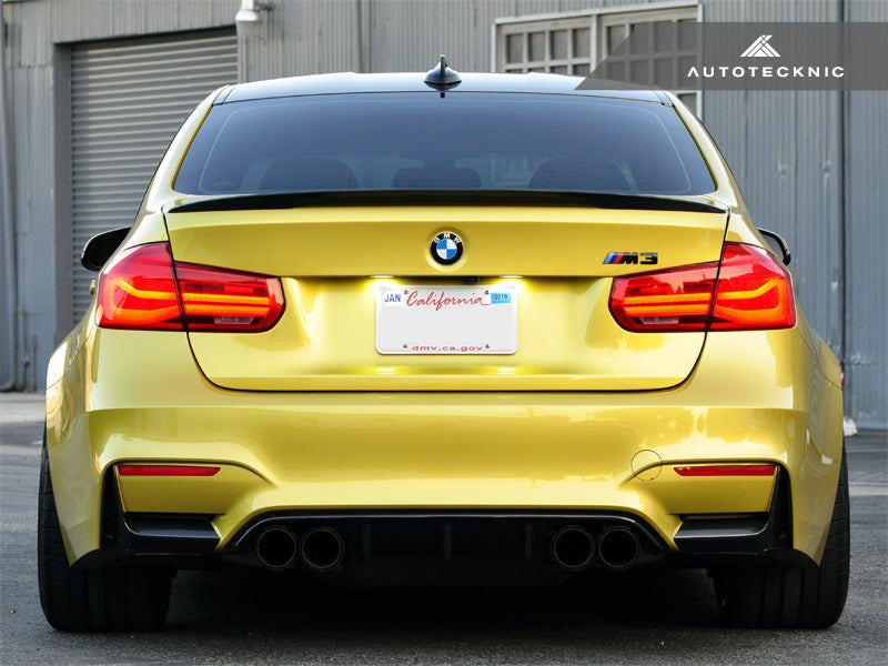 AutoTecknic Carbon Fiber Rear Bumper Trim - BMW F80 M3 | F82/ F83 M4