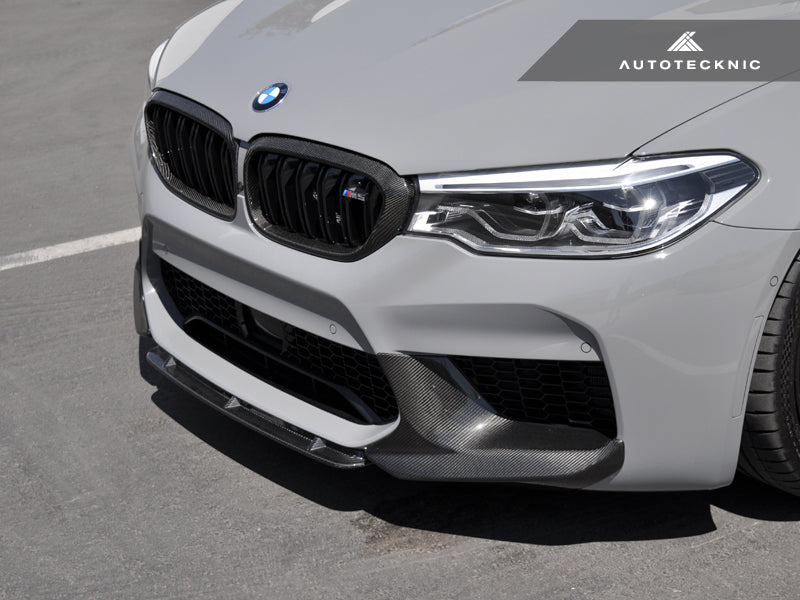 AutoTecknic Dry Carbon Fiber Center Front Lip - BMW F90 M5 | F90 M5 Competition Pre-LCI