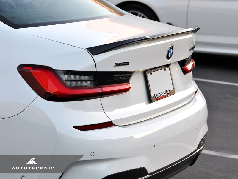 AutoTecknic Dry Carbon Competition Plus Trunk Spoiler on G20 3-Series Sedan