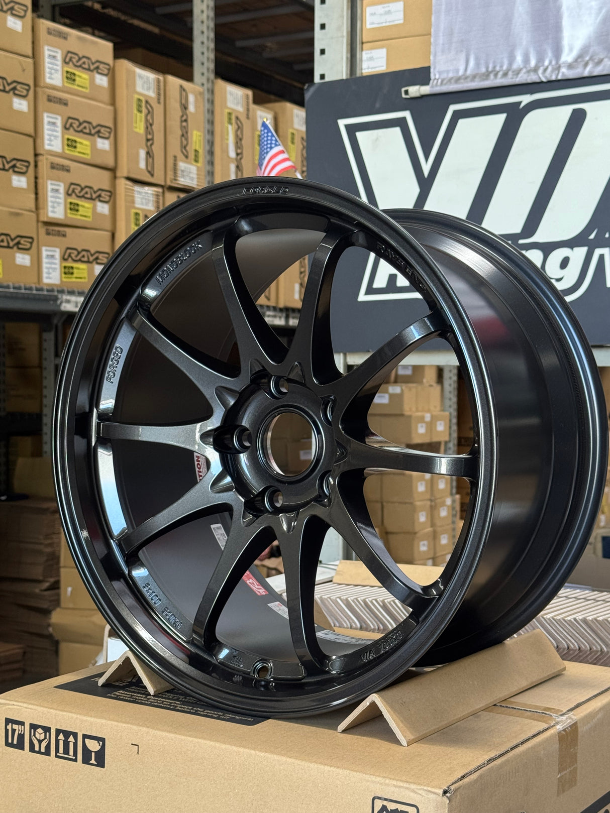 Volk Racing CE28 Club Racer II Black Edition Wheel 18x9.5 5x120 / Offset +38