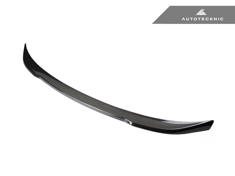 AutoTecknic Dry Carbon Competition Plus trunk spoiler on G80 M3 glossy carbon fiber finish