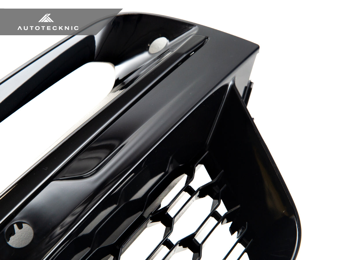 AutoTecknic Gloss Black Lower Grille Trim Set - BMW G01 X3 | G02 X4 M40I Pre-LCI