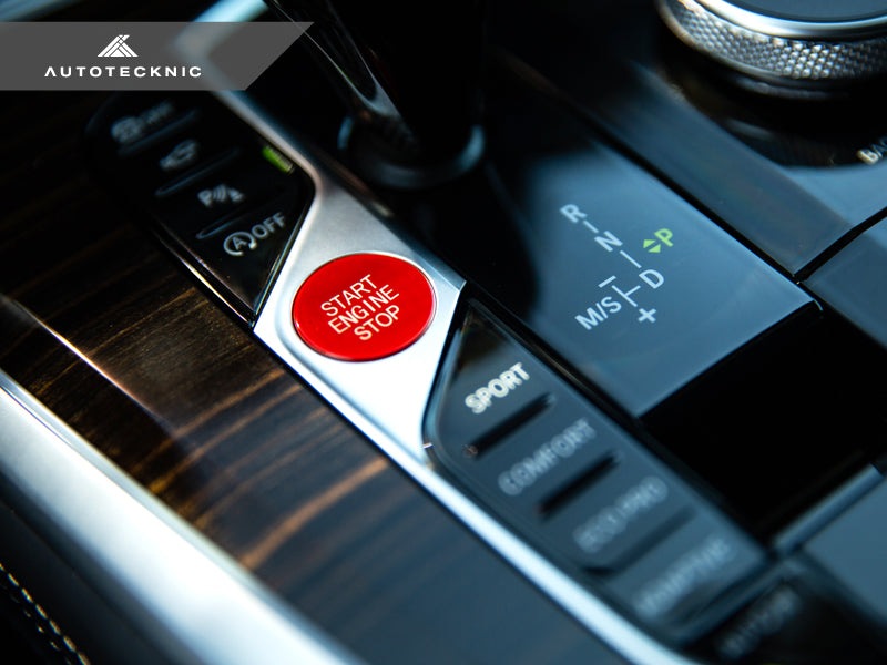 AutoTecknic Red Start Stop Button - BMW G05 X5 | G06 X6 | G07 X7