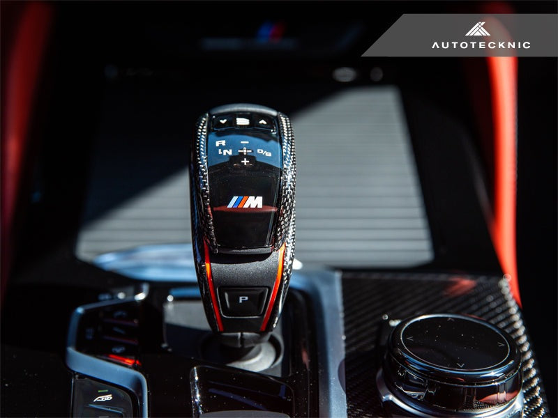 AutoTecknic Carbon Fiber Gear Selector Side Covers - BMW F97 X3M | F98 X4M