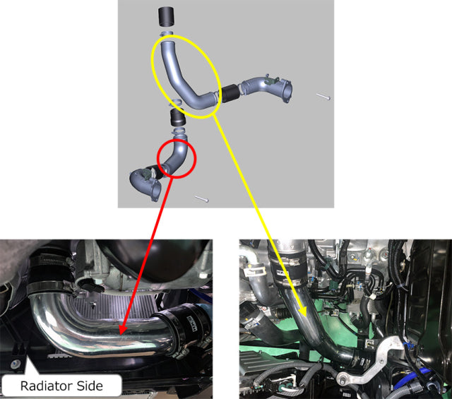 HKS Intercooler Piping Kit for 2023+ Honda Civic Type R FL5