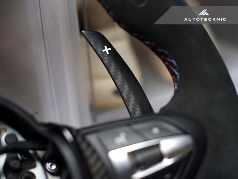 AutoTecknic Dry Carbon Battle Version Shift Paddles - BMW F87 M2 | F80 M3 | F82/ F83 M4 | F10 M5 LCI | F06/ F12/ F13 M6 | F85 X5M | F86 X6M