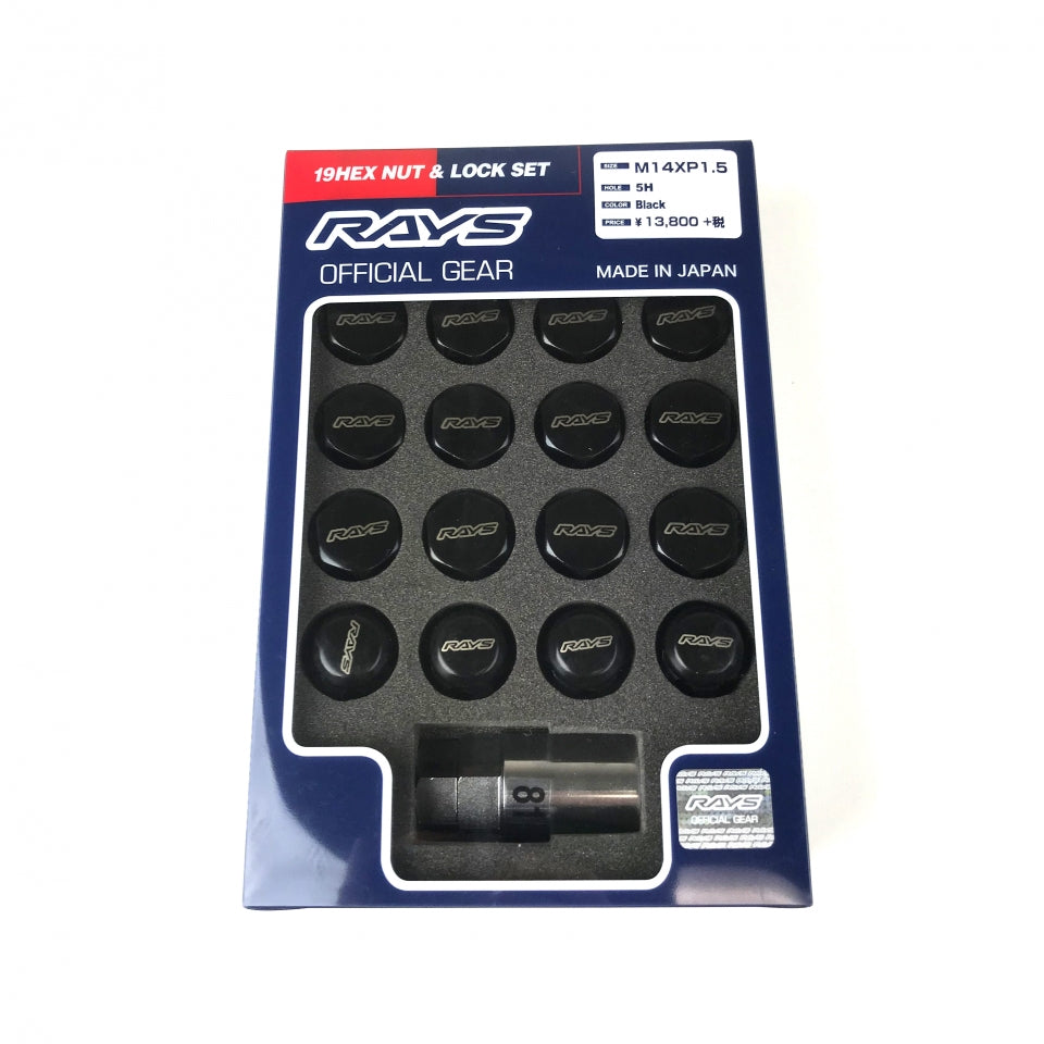 RAYS 19Hex Lock and Nut Set - Set of 20 / 14x1.50