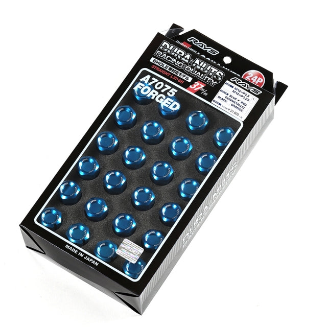 Rays L37 Dura-Nut Straight Type 6-Hole Lug & Wheel Lock Set - Set of 24