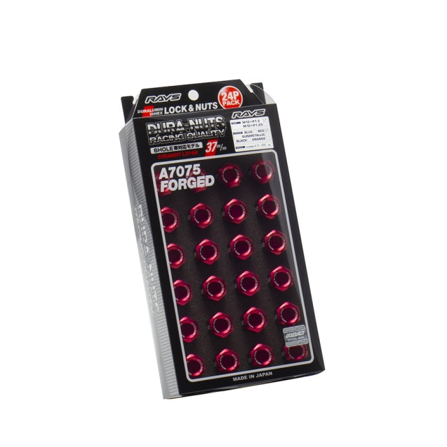 Rays L37 Dura-Nut Straight Type 6-Hole Lug & Wheel Lock Set - Set of 24