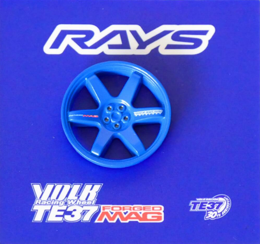 RAYS x Leen Customs TE37 30th Anniversary Enamel Pin