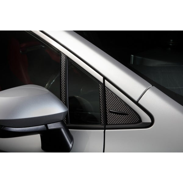 TOM'S Racing- Carbon Sheet (A-Pillar) for:2019+ Toyota Corolla Hatchback2023+ Toyota GR Corolla Hatchback - Carbon Vinyl Sheet StickerMiscellaneousTOM's Racing