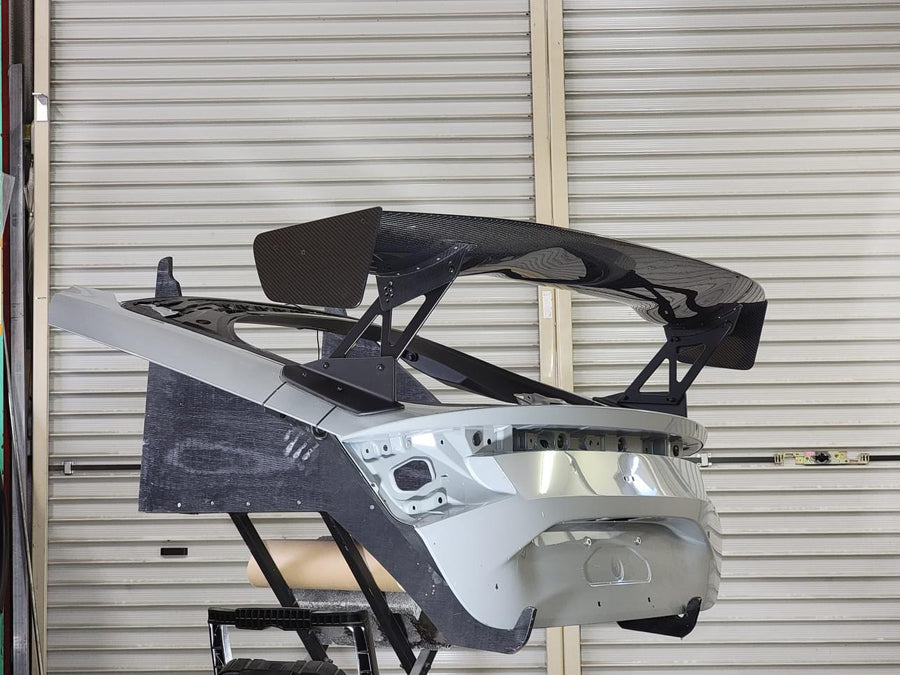 Voltex Type 2 1600mm GT wing with SPL mount on 2023+ Honda Civic Type R FL5