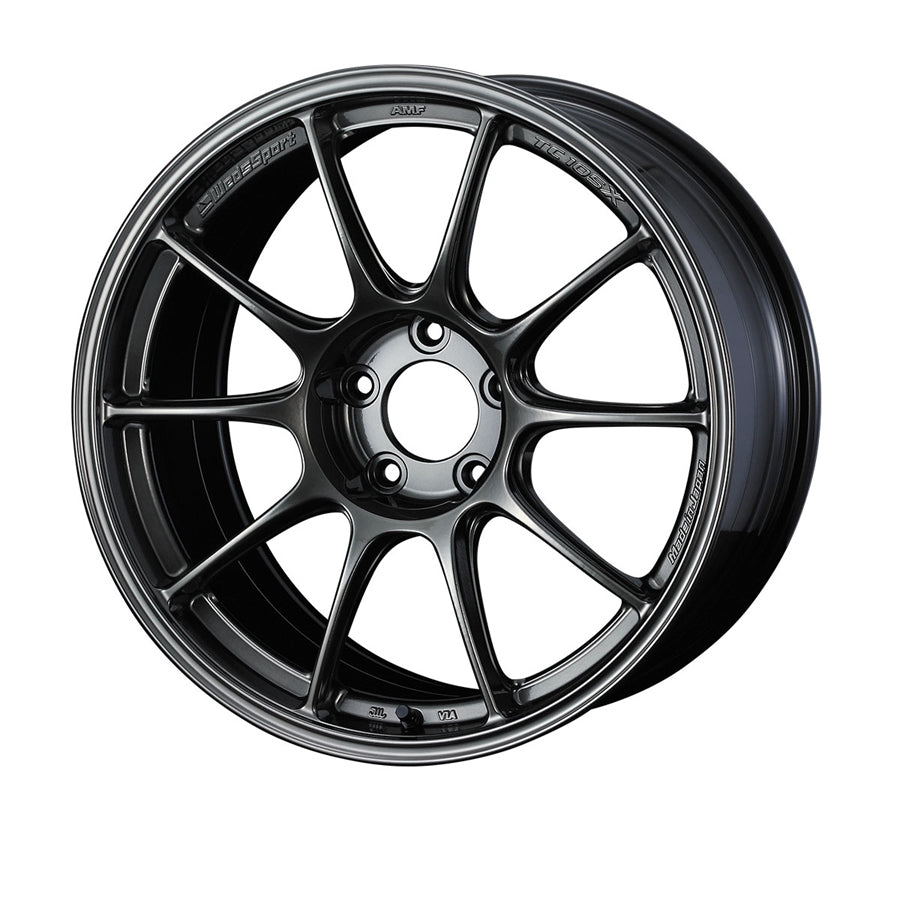 Weds Sport TC105X AMF Wheel 18x9.5 5x120 / +45 / R-Face (EJ Titan) (CTR Spec)