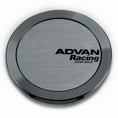 Advan Racing Center Cap - Full Flat Cap (Hyper Black)