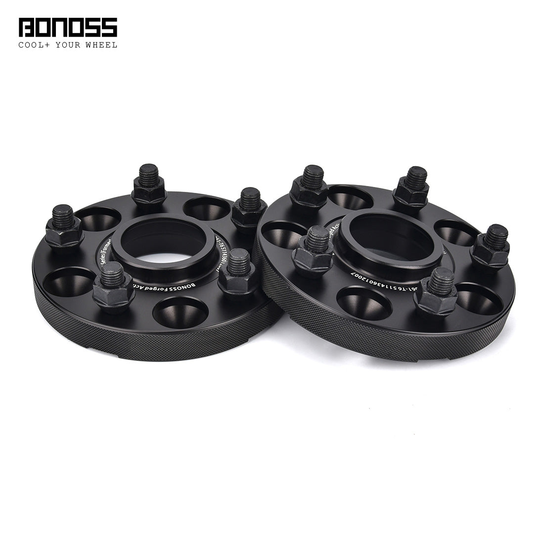 Forged AL7075-T6 BONOSS active cooling hubcentric wheel spacers for Honda Civic Type R PCD5x120 CB64.1