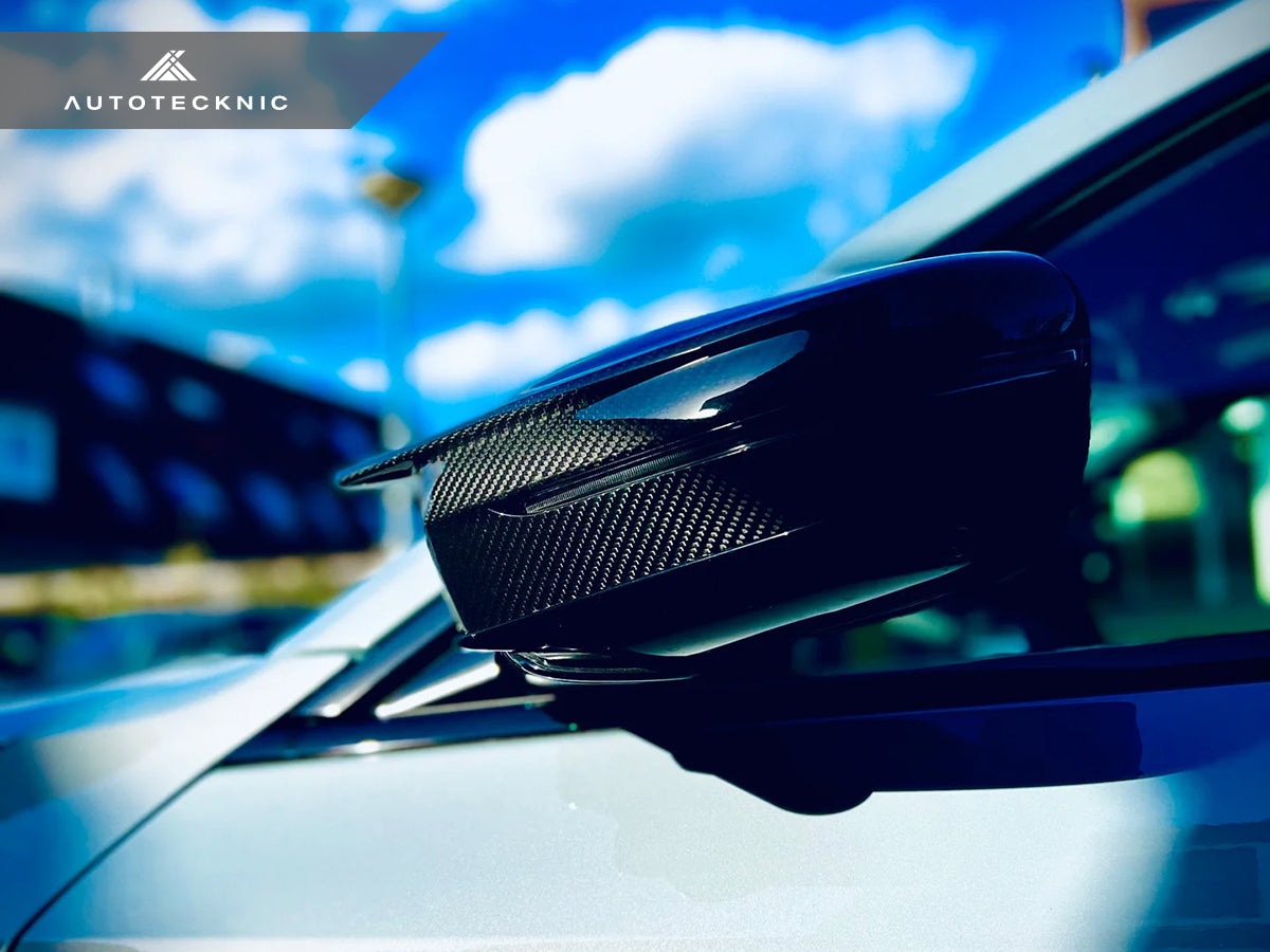 AutoTecknic Dry Carbon Fiber Mirror Covers - G20 M340I LCI | G22 M440I LCI