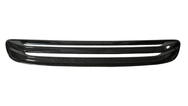 OLM Carbon Fiber engine hood duct cover on 2023+ Honda Civic Type R with gloss finish