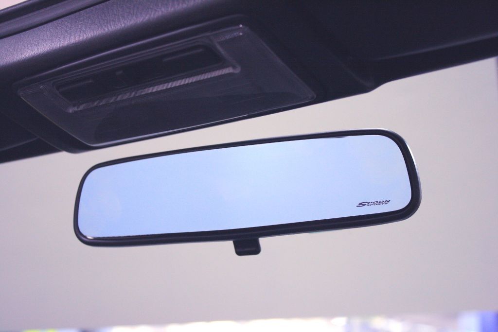 Spoon Blue Wide Rear View Mirror with 14000R curvature for Honda Civic Type R FK8 FL5 2017+