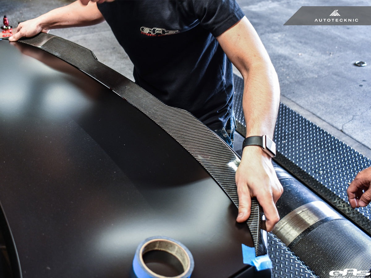 AutoTecknic Dry Carbon Competition Plus Trunk Spoiler - BMW F90 M5 | G30 5-Series